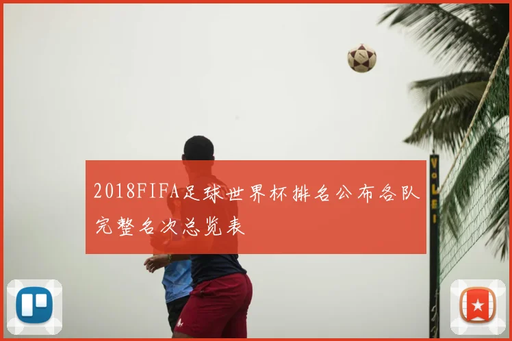 2018FIFA足球世界杯排名公布各队完整名次总览表